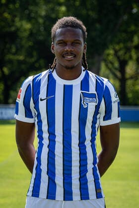 Football Berlin 17 08 2020 Season 2020 2021 1 BL DFL Hertha BSC Berlin Portrait date 2020 2021 Dedryck Boyata Hertha BSC, No 20