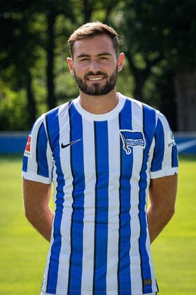 Football Berlin 17 08 2020 Season 2020 2021 1 BL DFL Hertha BSC Berlin Portrait date 2020 2021 Lucas Tousart Hertha BSC, No 29