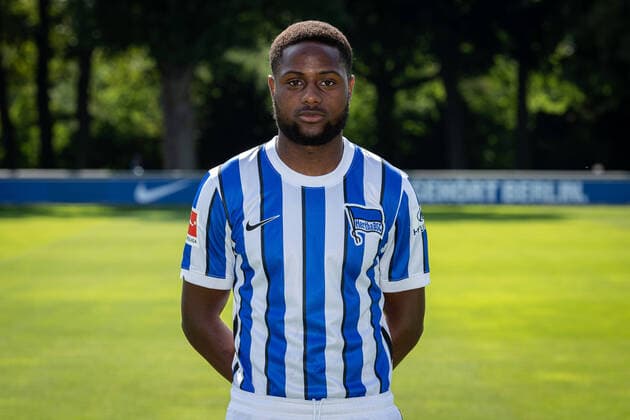 Football Berlin 17 08 2020 Season 2020 2021 1 BL DFL Hertha BSC Berlin Portrait date 2020 2021 Deyovaisio Zeefuik Hertha BSC, No 42