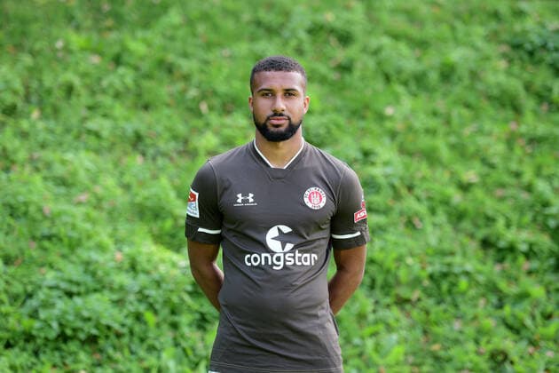 Daniel Kofi Kyereh St Pauli 17 08 20, Hamburg, Media Day, FC St Pauli, football, GER, Season 2020 2021, 2 Bundesliga, team photo appointment, portrait appointment Witters Pool via Thorsten Baering Poolfoto ,EDITORIAL USE ONLY