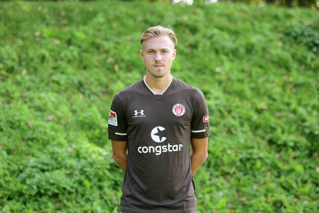 Lukas Daschner St Pauli 17 08 20, Hamburg, Media Day, FC St Pauli, football, GER, season 2020 2021, 2 Bundesliga, team photo appointment, portrait appointment Witters Pool via Thorsten Baering Poolfoto ,EDITORIAL USE ONLY