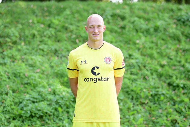 Goalkeeper Svend Brodersen St Pauli 17 08 20, Hamburg, Media Day, FC St Pauli, football, GER, Season 2020 2021, 2 Bundesliga, team photo appointment, portrait appointment Witters Pool via Thorsten Baering Poolfoto ,EDITORIAL USE ONLY
