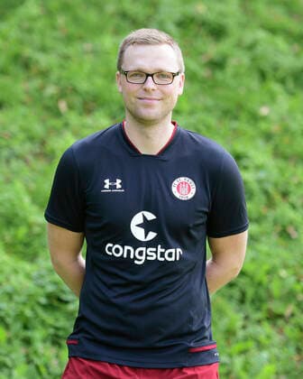 Physiotherapist Dominik Koerner St Pauli 17 08 20, Hamburg, Media Day, FC St Pauli, football, GER, Season 2020 2021, 2 Bundesliga, team photo appointment, portrait appointment Witters Pool via Thorsten Baering Poolfoto ,EDITORIAL USE ONLY