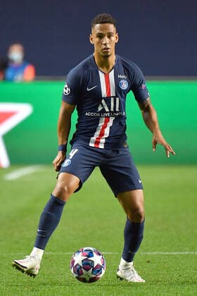 Soccer Champions League Semifinal RB LEIPZIG PARIS SAINT GERMAIN PSG 0 3 Jan Thilo KEHRER PSG , action,single action,single image,cutout,whole body shot,whole figure Soccer Champions League, Semifinal, RB LEIPZIG L PARIS SAINT GERMAIN PSG 0 3 on 18 08 2020 in Lisbon Portugal,Estadio da Luz PHOTO Frank Hoermann SVEN SIMON Pool NO use of any use photographs as image sequences and or quasi video Editorial Use ONLY National and International News Agencies OUT Lisbon Estadio da Luz Portugal Poolfoto SVEN SIMON Pool ,EDITORIAL USE ONLY