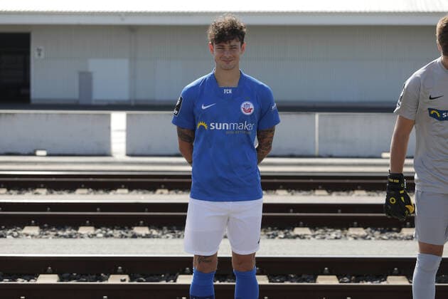 19 08 2020 3 Liga 2020 2021 Team and individual photo FC Hansa Rostock Aaron Herzog Rostock DFB regulations prohibit any use of photographs as image sequences and or quasi video 19 08 2020 3 Liga 2020 2021 Team and individual photo FC Hansa Rostock Rostock Copyright: xAndyxBuenning xEibner-Pressefotox EP_abg