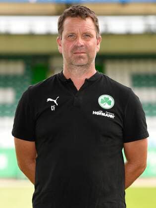 SpVgg Spielvereinigung Greuther Fürth Cloverleaf Season 2020 2021 Photo opportunity portrait appointment Christian Fiedler goalkeeper coach SpVgg Greuther Fürth single photo portrait portrait head shot