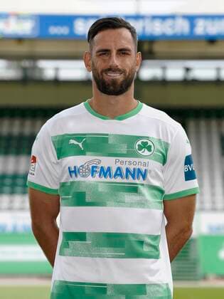 SpVgg Spielvereinigung Greuther Fürth cloverleaf season 2020 2021 Photo session portrait appointment Mergim Mavraj 5, SpVgg Greuther Fürth single photo single photo portrait portrait head photo