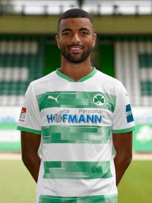 SpVgg Spielvereinigung Greuther Fürth cloverleaf season 2020 2021 Photo session portrait appointment Timothy Tillman 21, SpVgg Greuther Fürth single photo single photo portrait portrait head photo