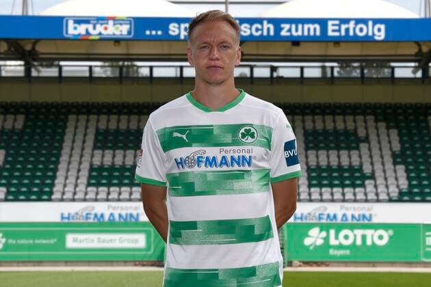 SpVgg Spielvereinigung Greuther Fürth cloverleaf season 2020 2021 Photo session portrait appointment Havard Nielsen 16, SpVgg Greuther Fürth single photo single photo portrait portrait head photo