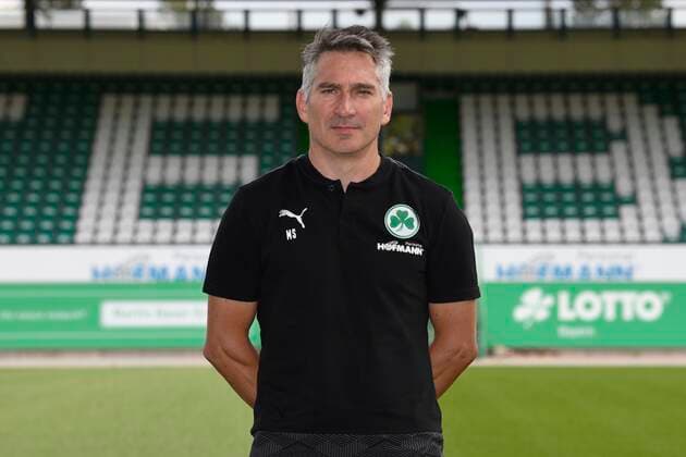 SpVgg Spielvereinigung Greuther Fürth Cloverleaf Season 2020 2021 Photo opportunity portrait appointment Michael Schleinkofer athletics coach SpVgg Greuther Fürth single photo portrait portrait head photo
