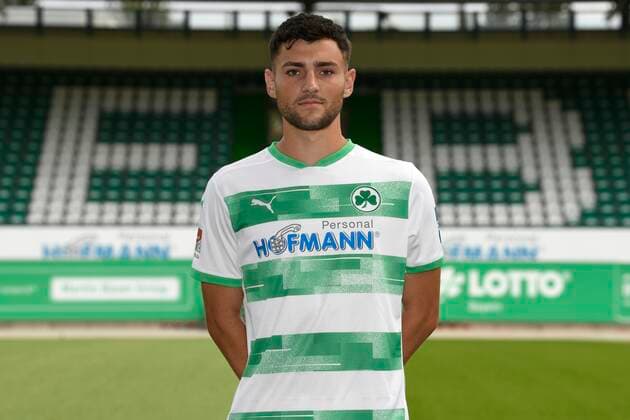 SpVgg Spielvereinigung Greuther Fürth cloverleaf season 2020 2021 Photo opportunity portrait appointment Maximilian Bauer 4, SpVgg Greuther Fürth single photo single photo portrait portrait head photo