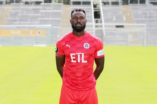 Sport Bernard Kyere Viktoria Cologne 3 League, portrait date 2020 2021, 20 08 2020