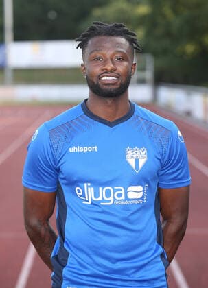 AaronNkansah Photo session SGV Freiberg 2020 2021 Freiberg, GER, 10 08 2020 ,Fussball Oberliga Baden Württemberg 2019 2020