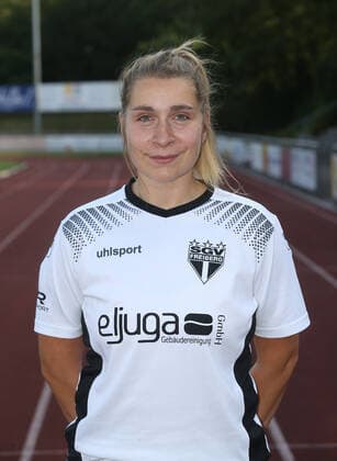 Physiotherapist Chantal Schwinger Photo session SGV Freiberg 2020 2021 Freiberg, GER, 10 08 2020 ,Fussball Oberliga Baden Württemberg 2019 2020