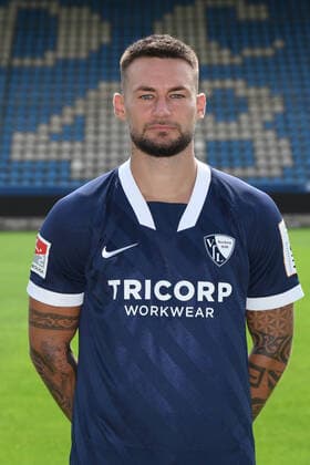 Danny Blum VfL Bochum 2 BL, portrait date 2020 2021 Bochum North Rhine Westphalia Germany Team2