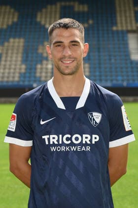 Vasileios Lampropoulos VfL Bochum 2 BL, portrait date 2020 2021 Bochum North Rhine Westphalia Germany Team2