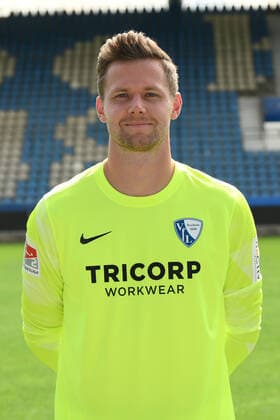 Goalkeeper Patrick Drewes VfL Bochum 2 BL, portrait date 2020 2021 Bochum North Rhine-Westphalia Germany Team2