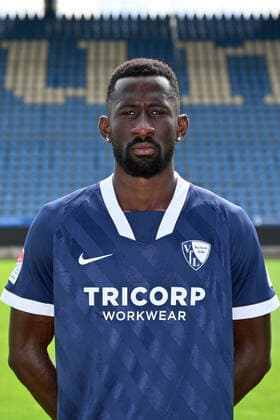 Silvere Ganvoula VfL Bochum 2 BL, portrait date 2020 2021 Bochum North Rhine Westphalia Germany Team2