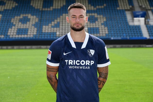 Danny Blum VfL Bochum 2 BL, portrait date 2020 2021 Bochum North Rhine Westphalia Germany Team2