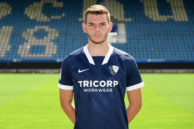 Maxim Leitsch VfL Bochum 2 BL, portrait date 2020 2021 Bochum North Rhine Westphalia Germany Team2