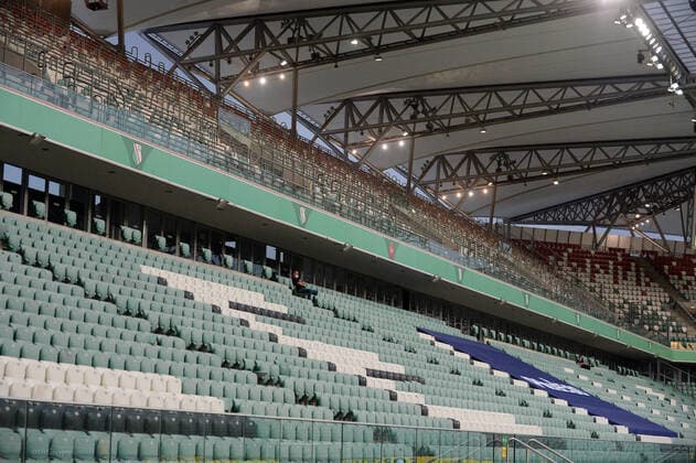 UEFA Champions League 1st Qualifying Round - Legia Warszawa vs Linfield FC UEFA Champions League 1st Qualifying Round Legia Warszawa vs Linfield FC on August 18, 2020 in Warsaw, Poland. EN_01441752_0015