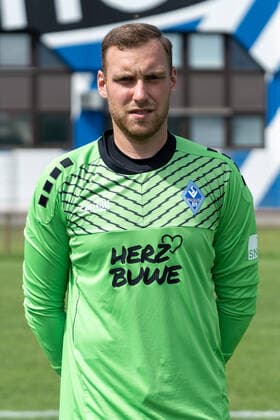 Timo Königsmann Goalkeeper SV Waldhof Mannheim 3 Liga, portrait date 2020 2021 xozx