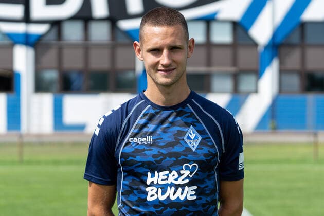 Marco Schuster SV Waldhof Mannheim 3 Liga, portrait date 2020 2021 xozx