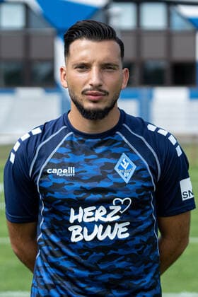 Arianit Ferati SV Waldhof Mannheim 3 Liga, portrait date 2020 2021 xozx