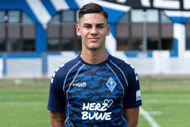 Gerrit Gohlke SV Waldhof Mannheim 3 Liga, portrait date 2020 2021 xozx