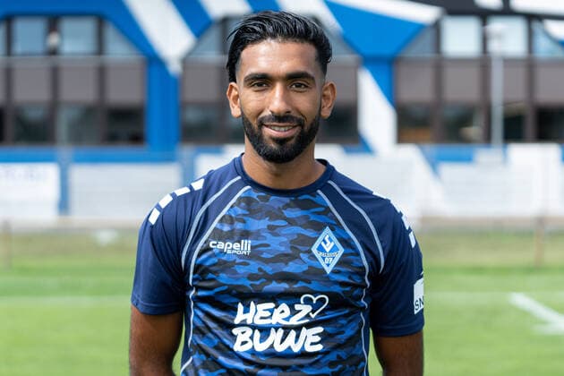 Mohamed Gouaida SV Waldhof Mannheim 3 Liga, portrait date 2020 2021 xozx