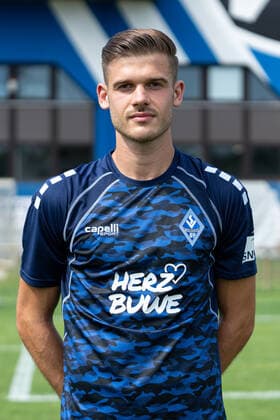 Jan Christoph Just SV Waldhof Mannheim 3 League, portrait date 2020 2021 xozx