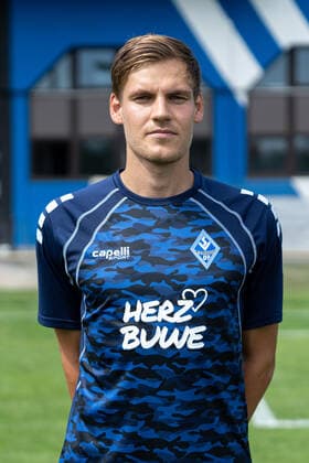 Max Christiansen SV Waldhof Mannheim 3 League, portrait date 2020 2021 xozx