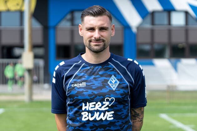 Marcel Hofrath SV Waldhof Mannheim 3 League, portrait date 2020 2021 xozx