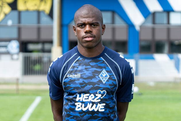 Benedict Dos Santos SV Waldhof Mannheim 3 Liga, portrait date 2020 2021 xozx