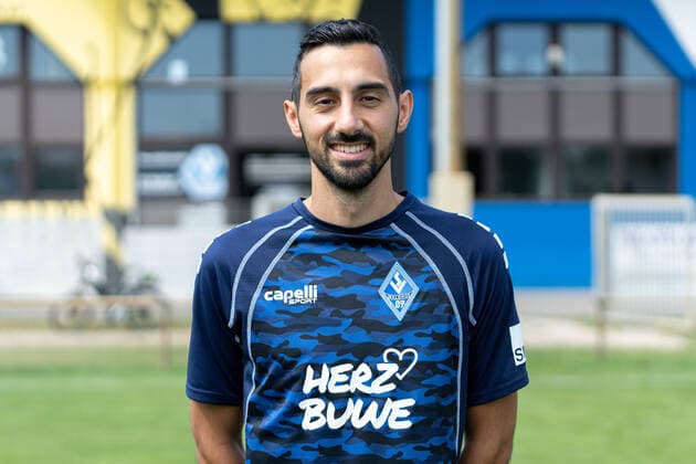 Rafael Garcia SV Waldhof Mannheim 3 League, portrait date 2020 2021 xozx