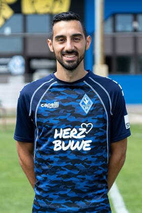 Rafael Garcia SV Waldhof Mannheim 3 League, portrait date 2020 2021 xozx