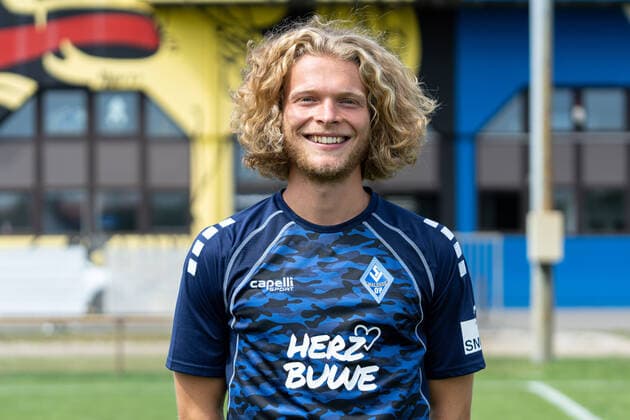Jesper Verlaat SV Waldhof Mannheim 3 Liga, portrait date 2020 2021 xozx