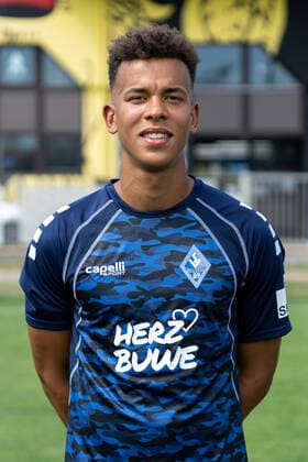 Marcel Costly SV Waldhof Mannheim 3 Liga, portrait date 2020 2021 xozx