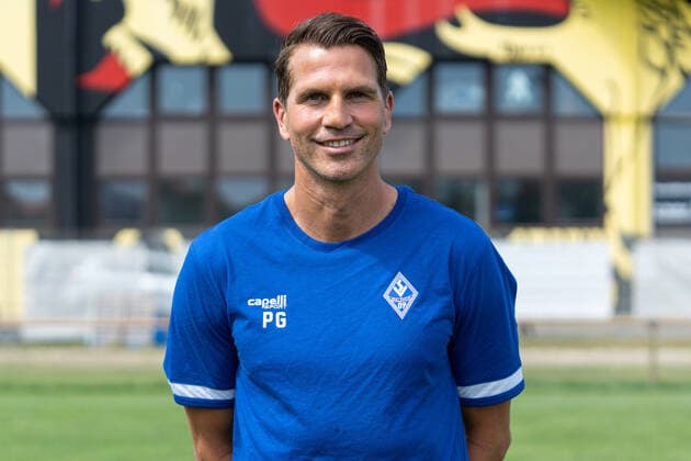 Patrick Glöckner Coach SV Waldhof Mannheim 3 Liga, portrait date 2020 2021 xozx