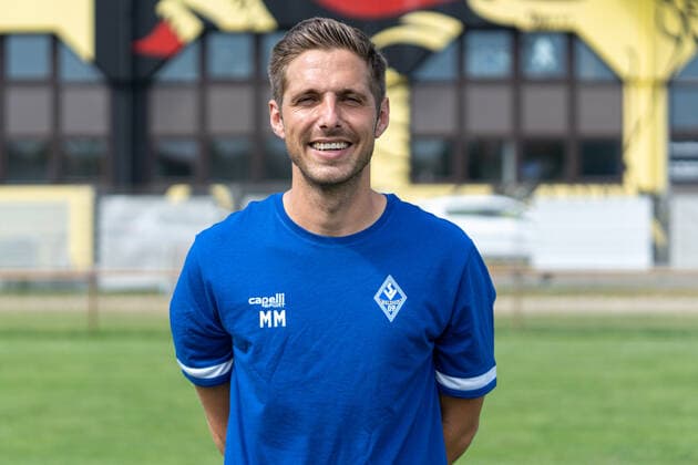 Maximilian Mehring Co-Trainer SV Waldhof Mannheim 3 Liga, portrait date 2020 2021 xozx