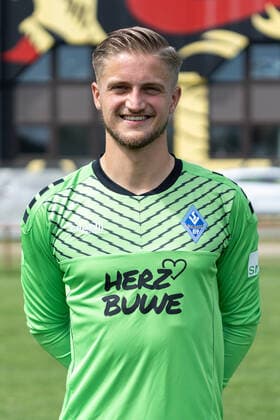 Jan Christoph Bartels Goalkeeper SV Waldhof Mannheim 3 Liga, portrait date 2020 2021 xozx