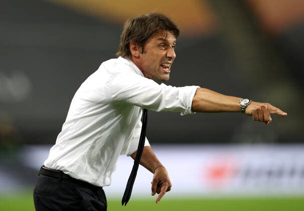 SP GERMANY COLOGNE UEFA EUROPA LEAGUE FINAL INTER MILAN VS SEVILLA 200822 COLOGNE, Aug 22, 2020 Xinhua Antonio Conte, head coach of Inter Milan reacts during the UEFA Europa League final between FC Inter and Sevilla FC in Cologne, Germany, Aug 21, 2020 FOR EDITORIAL USE ONLY NOT FOR SALE FOR MARKETING OR ADVERTISING CAMPAIGNS Alexander Hassenstein UEFA Handout via Xinhua COLOGNE Poolfoto ,EDITORIAL USE ONLY