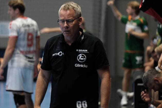 21 08 2020 xkhx Kassel Rothenbach Halle DHB Handball Bundesliga Season 2020 2021 Preparatory game MT Melsungen HSG Wetzlar Gudmundur Gudmundsson Trainer MT Melsungen