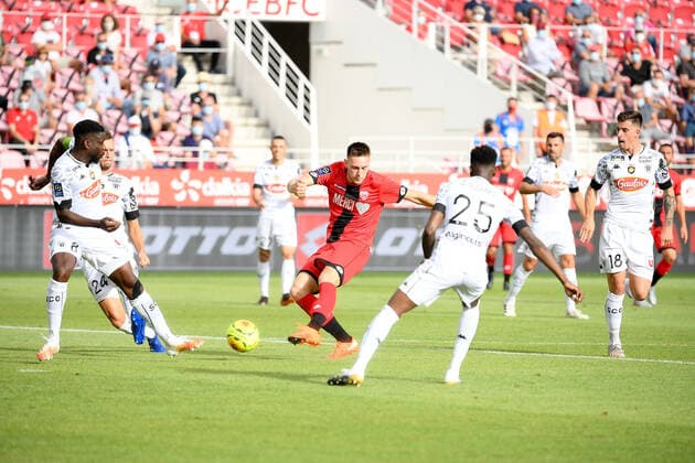 27 AURELIEN SCHEIDLER (DIJ) FOOTBALL : Dijon vs Angers - Ligue 1 Uber Eats - 22 08 2020 FEP Panoramic 