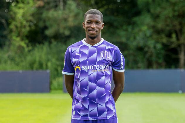 VfL Osnabrück, portrait date 2020 2021 22 08 2020, Romantik Hotel Aselager Mühle, Herzlake, VfL Osnabrück, portrait date 2020 2021 Hakim Traore VfL Osnabrück, 2 BL, portrait date 2020 2021 nordphotox xPaetzel nph00403