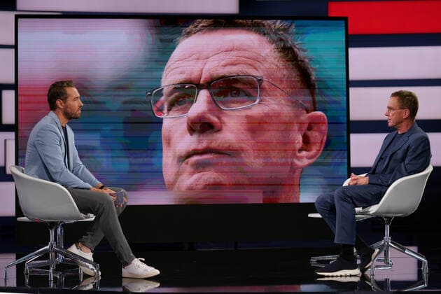 SVEN VOSS, RALF RANGNICK THE CURRENT SPORTS STUDIO ZDF MAINZ