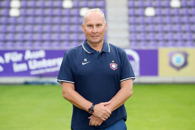 Teampresentation Erz Aue Football 2 Bundesliga President Helge Leonhardt FC Erzgebirge Aue 2 Bundesliga, Portrait 2020 2021 , Aue, 22 08 2020, Erzgebirgsstadion, Football ,