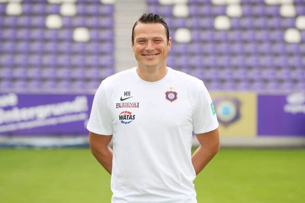 Team presentation Erz Aue Fussball 2 Bundesliga Co Coach Marc Hensel FC Erzgebirge Aue 2 Bundesliga, portrait date 2020 2021 , Aue, 22 08 2020, Erzgebirgsstadion, Soccer ,