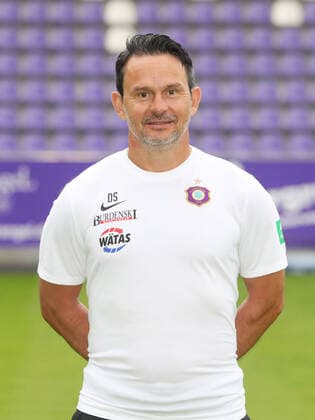 Team presentation Erz Aue Fussball 2 Bundesliga Coach Dirk Schuster FC Erzgebirge Aue 2 Bundesliga, portrait date 2020 2021 , Aue, 22 08 2020, Erzgebirgsstadion, Soccer ,