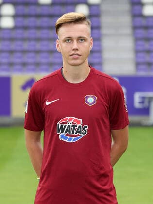 Teampresentation Erz Aue Fussball 2 Bundesliga Goalkeeper Jean Marie Plath FC Erzgebirge Aue 2 Bundesliga, Portrait date 2020 2021 , Aue, 22 08 2020, Erzgebirgsstadion, Soccer ,